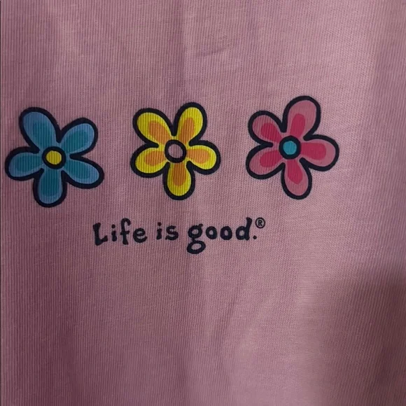 Life is Good Women's Pink Long Sleeve Shirt size XXL. NWOT - Picture 3 of 5